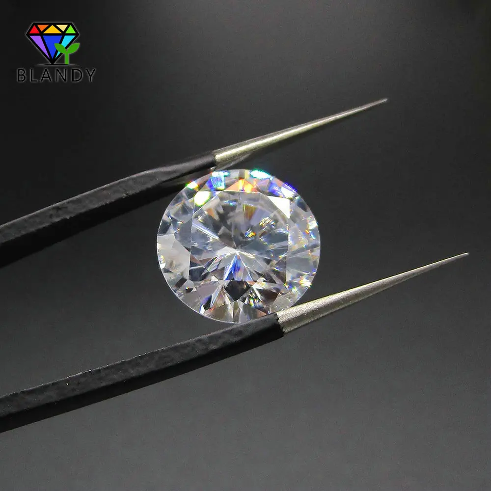 Free Shipping 5000pcs/lot 5A CZ Stone 0.8~5.0mm Round White Cubic Zirconia Wholesale Synthetic CZ Stone For Jewelry