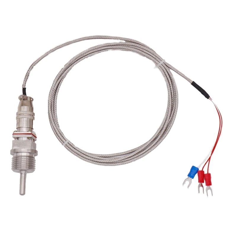 

RTD Pt100 Temperature Sensors 1/2"NPT Threads With Detachable Connector 20mm Probe Homebrew RIMS Tube Parts