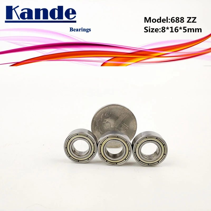 Kande Bearings 688ZZ  ABEC-1 688 ZZ  ABEC-3 688ZZ  ABEC-5 688-2Z Miniautre Ball Bearing 8x16x5mm 688 LEAD SCREW KIT 1515 WORKBEE