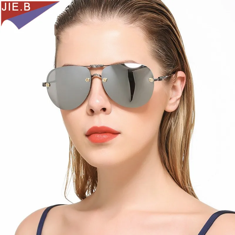 Fashion Classic  Oversized Pilot Sunglasses Women 2017 New Brand Design Sun Glasses For Men  Glasses