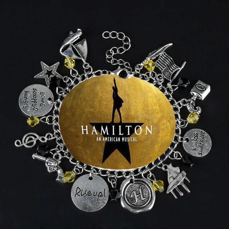 Hamilton Broadway Music Charm Bracelet Musical \