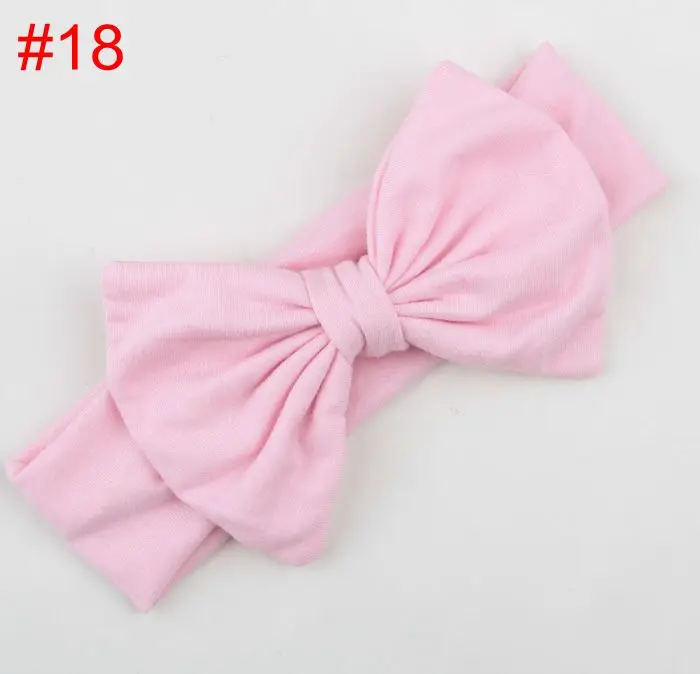 Yundfly Cotton Elastic Newborn Headband Bowknot Hair Band Children Infant Headwraps Bandeau Bebe