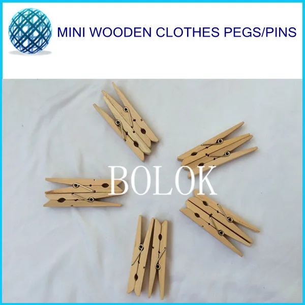 

1000 pieces/lot Wooden Clothes Pins Mini Clothespins Natural 25MM Clothes Pins Pegs Wedding Wooden Pins