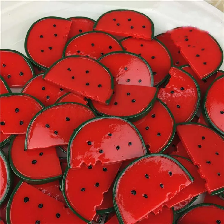 Simulation Half Watermelon Cutting Slice Fruit Diy Toy Food Vegetable Play House Toy Children\'s Kitchen Decorate Teaching Aid