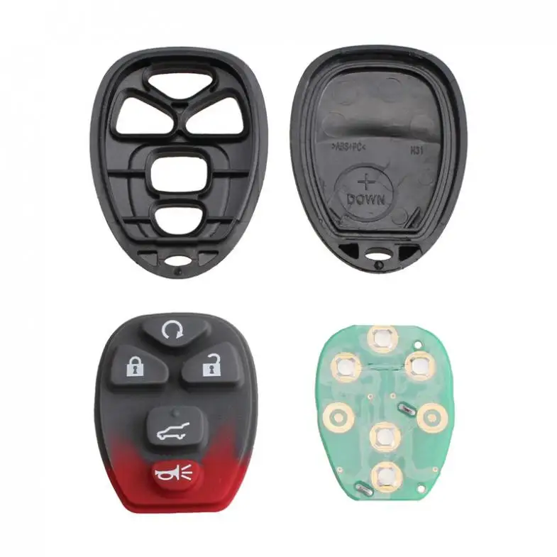 315Hz 5 Buttons Remote Start Car Keyless Entry Key Fob Transmitter Clicker Alarm for Chevy CMG OUC60270 /15913415