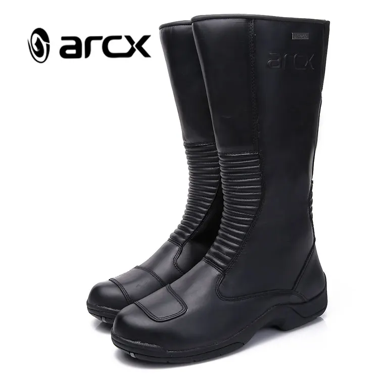 

ARCX Motorcycle Boots Men Waterproof Real Leather Botas Moto Boots Protection Motocross Shoes Motorcycle Long Thigh Boots