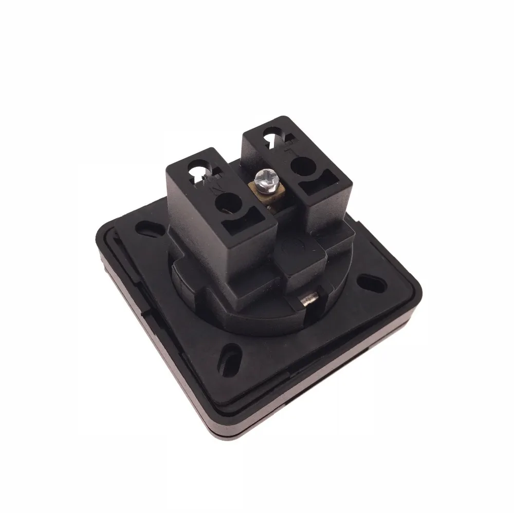 Germany Waterproof Industrial Socket AC Power Socket AU Concealed Plug Electrical Waterproof Cover Power Connector Safety Socket