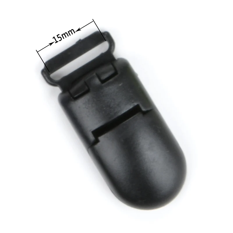 LOFAC-clip de plástico para creación de joyas, accesorios para collar, colgante, 15mm, 50 unidades por lote