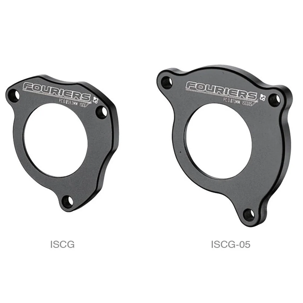 Fouriers-دليل سلسلة الدراجة ، محول BB ، قوس سفلي ، لوحة توجيه سلسلة ISCG 05 ، تحويل مناسب MRP بمسامير