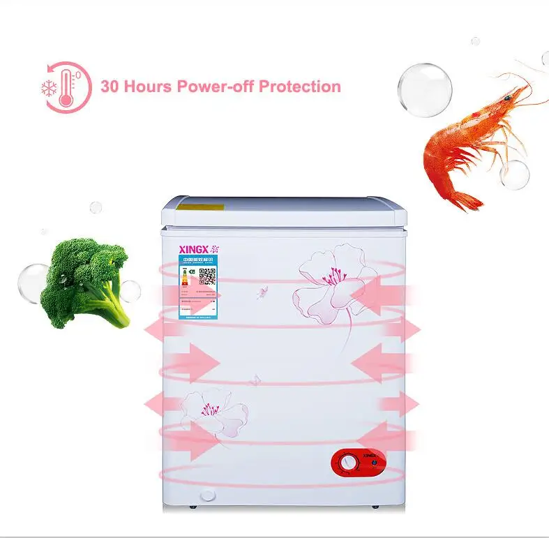 106L Household Mini Refrigerator With Big Capacity Low Noise Power Saving Cold & Freezing Refrigerator BD/BC-106E