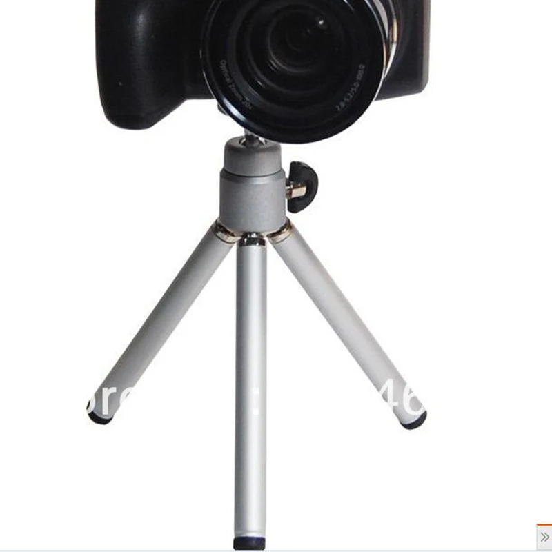 1PCS Mini Tripod Aluminum Metal Lightweight Tripod Stand Mount For Digital Camera Webcam Phone DV Tripod