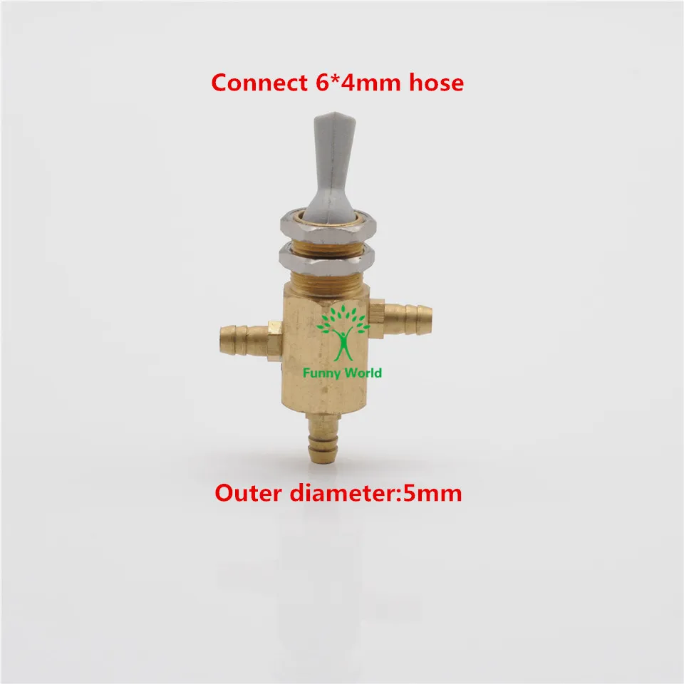 2Pcs 5mm Dental Valve 2 Way Selector Water/Air Change Way Dental Water Adjustor