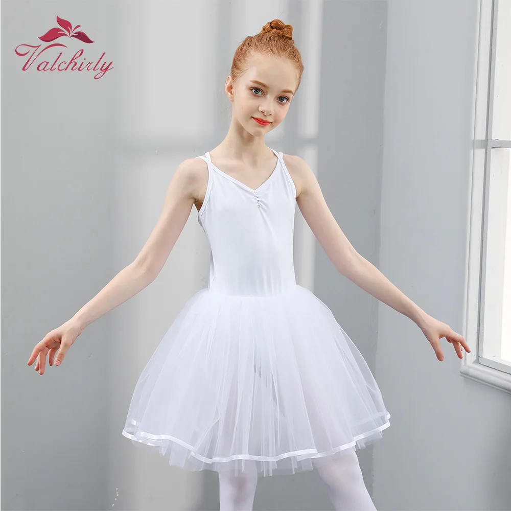 Girl Ballet Style Dance Leotard Princess Tutu Dress Good Quality Kids Ballerina Bodysuit Fairy Party Costumes