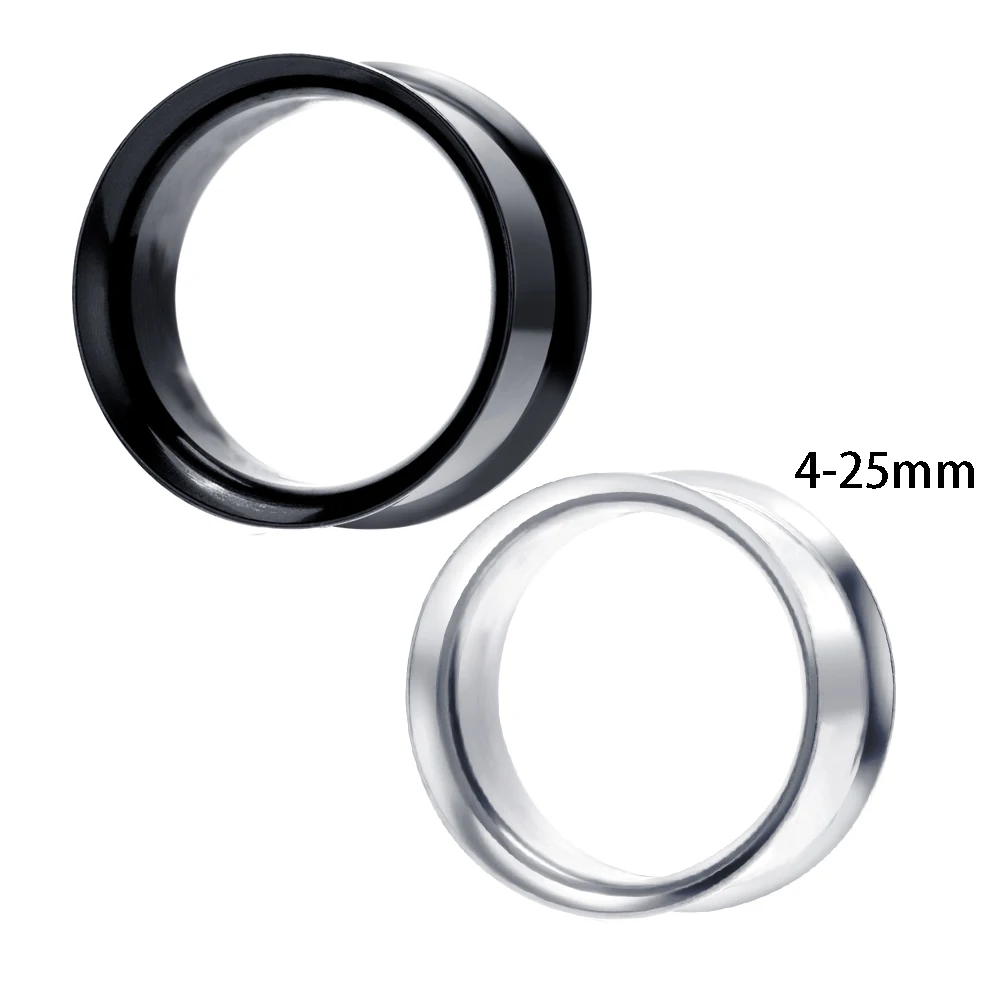 

TIANCIFBYJS 4-25mm Stainless Steel Tunnels Ear Plugs Stretcher Expander Body Piercing Flare Gauges Earrings Tunnels Kit