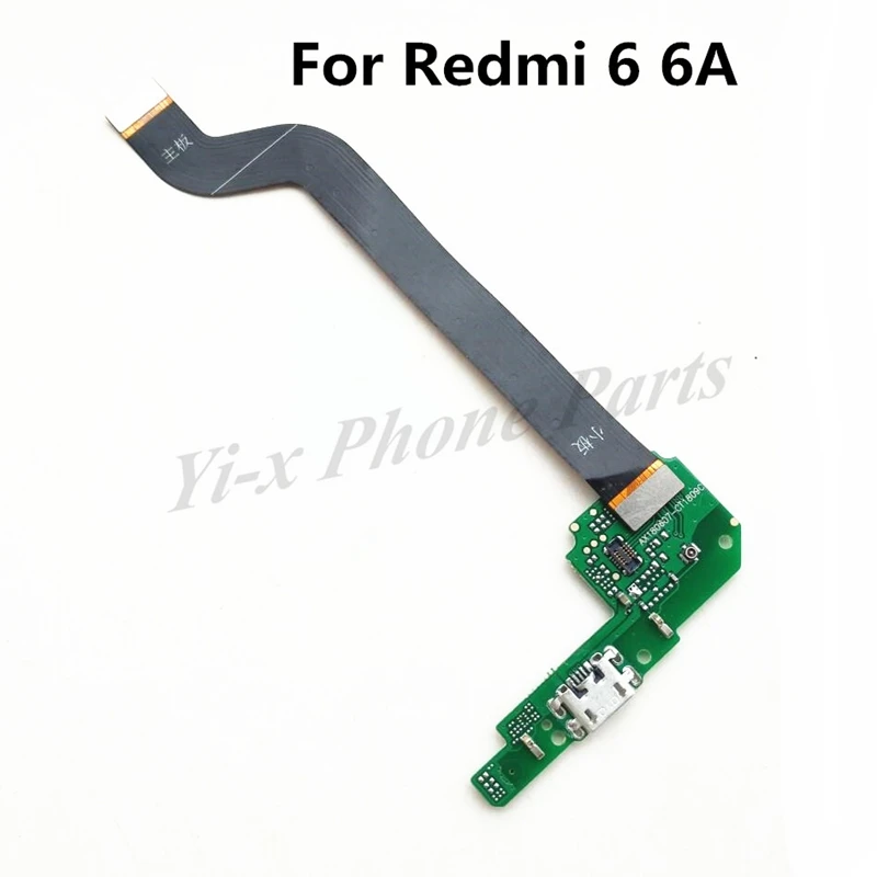 USB Charging Charger Board & Motherboard MainBoard Main Board  Connections Flex Cable For Xiaomi Redmi 6 6A