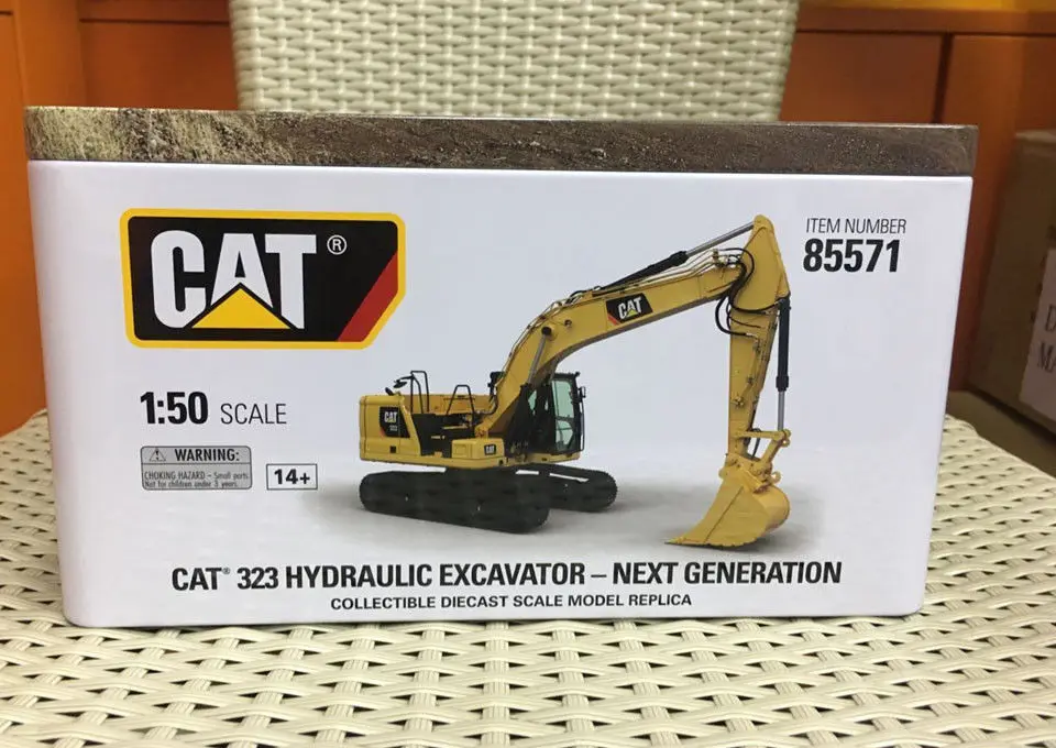 Alloy Model Toy Gift DM 1:50 Caterpillar Cat 323 Hydraulic Excavator Engineering Machinery DieCast Masters 85571 Collection