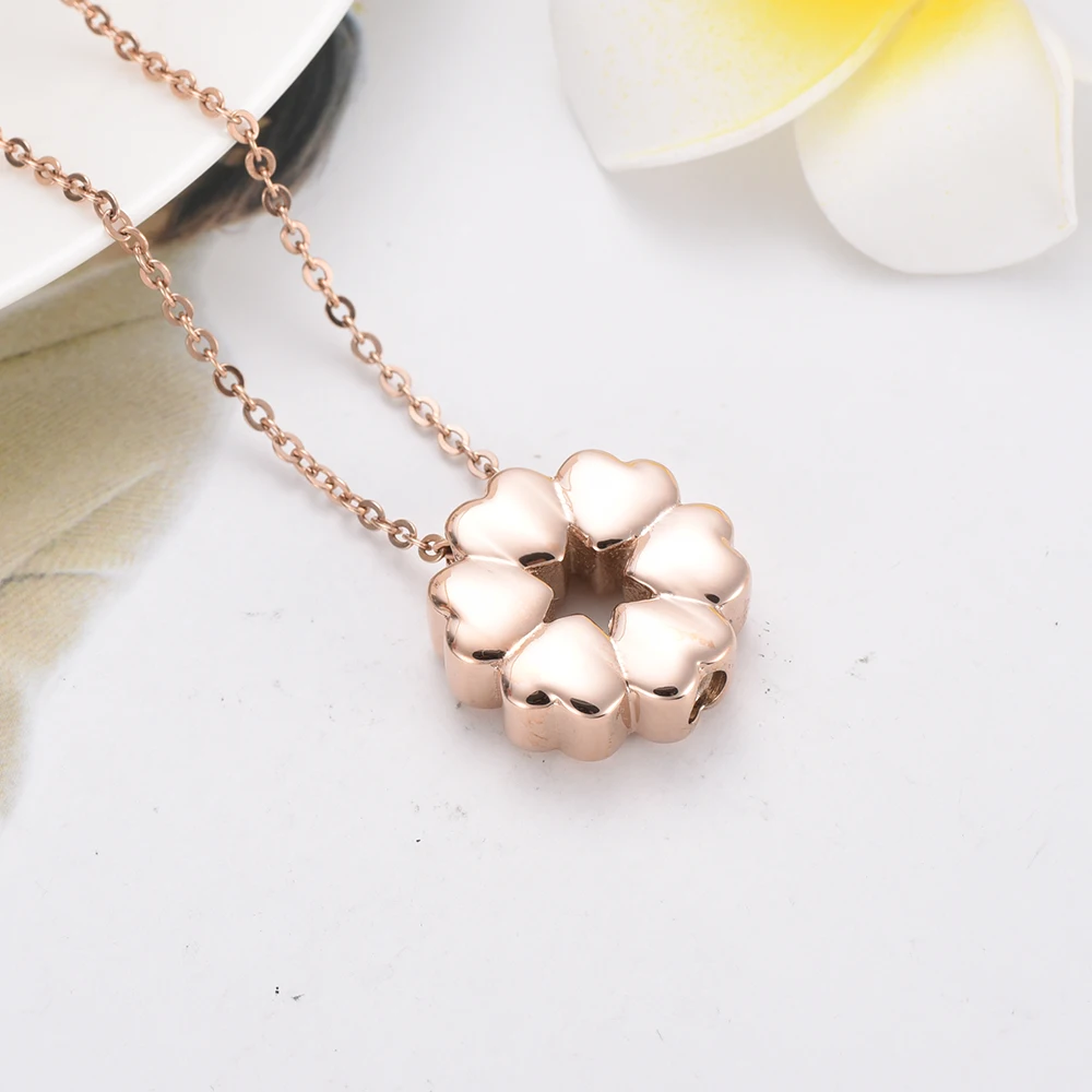 Love Flower Memorial Jewelry Family Loss Cremains Urn Necklace Pet Funeral Urn Necklace Hold Ashes Cremation Necklaces