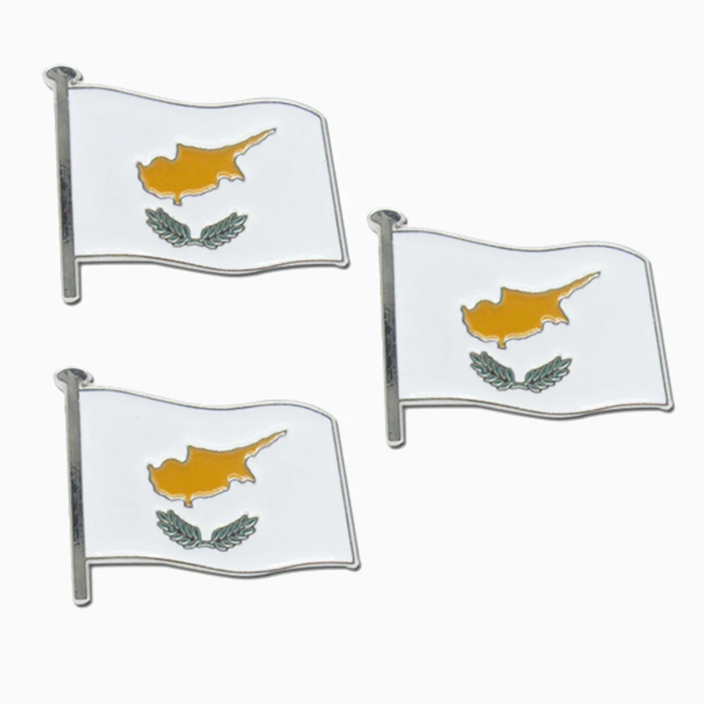 Big Promotional Flag Banner Badge Low Price Premium Die Casting Badges