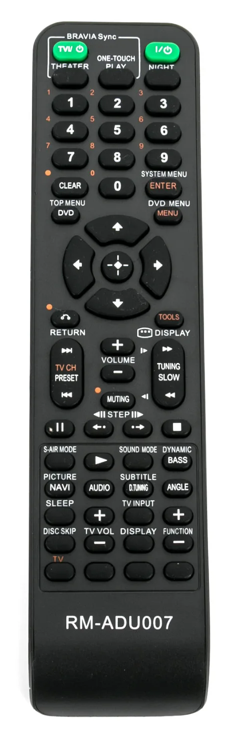 New Remote Control RM-ADU007 for SONY AV System DAV-HDX275 DAV-HDX276WF DAV-HDX277WC DAV-HDX279W DAV-HDX285 DAV-HDX287WC DAV-HDX