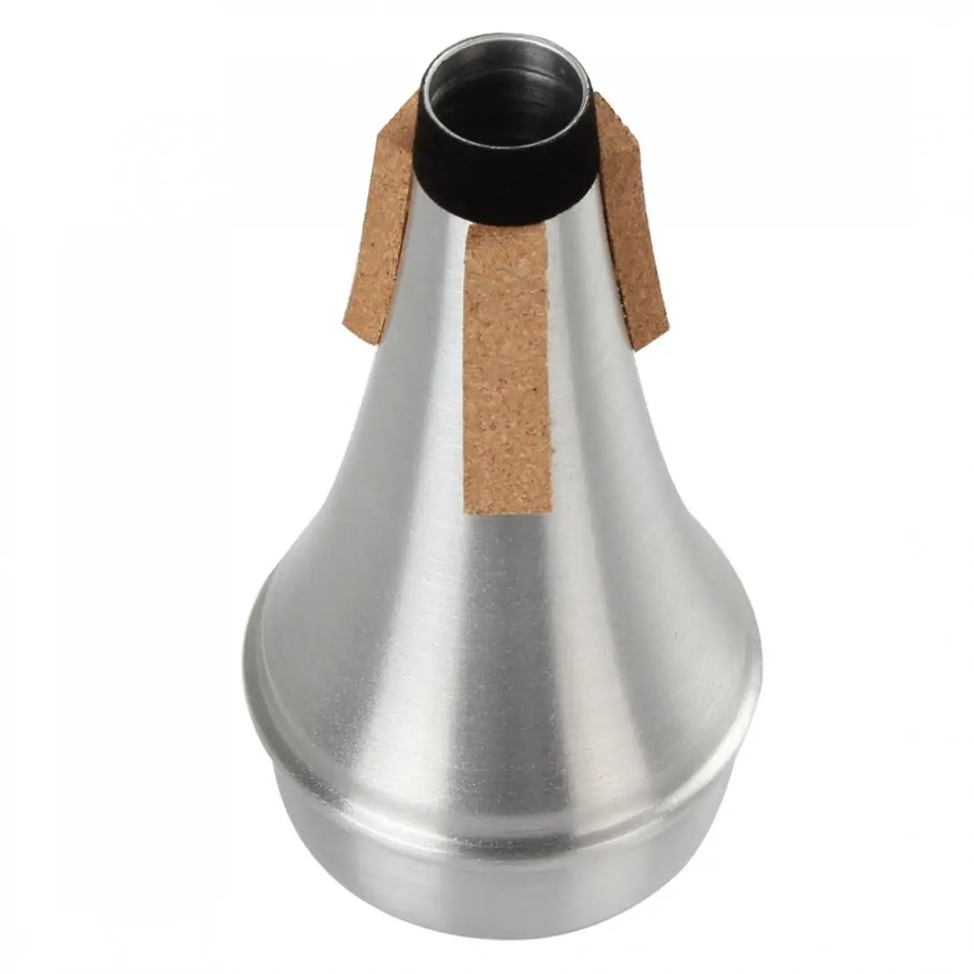 Silver Aluminum Alloy Trumpet Mute Trompete Trompeta Trompet Straight Sourdine