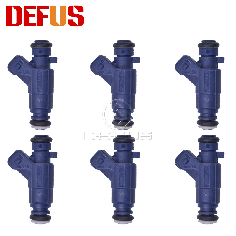 6pcs 0280156166 Bico Fuel Injector For BYD F3 zhongtai ZT racing SM Roewe 350 geely maple 1.6L Nozzle Replacement 0 280 156 166