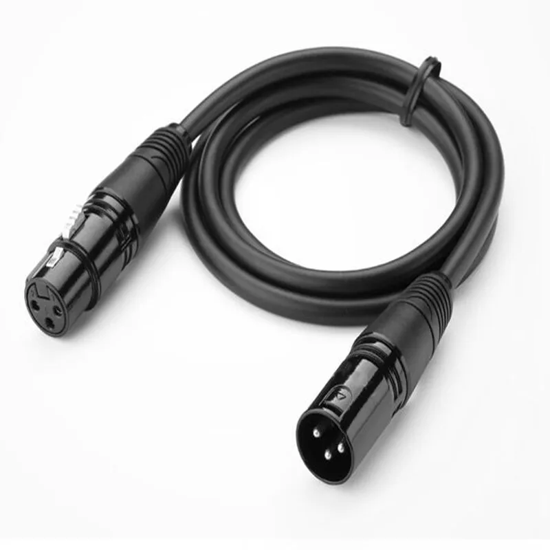 

XLR Cable Microphone Lead Male to Female Extension Line Audio Adapte