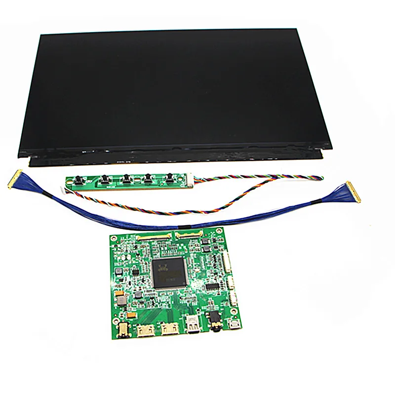 DP+2mini HDMI+Audio LCD driver board+12.5 inch LCD panel LQ125D1JW34 3840 * 2160 4K LCD DYI kits for Raspberry Pi 3B 2