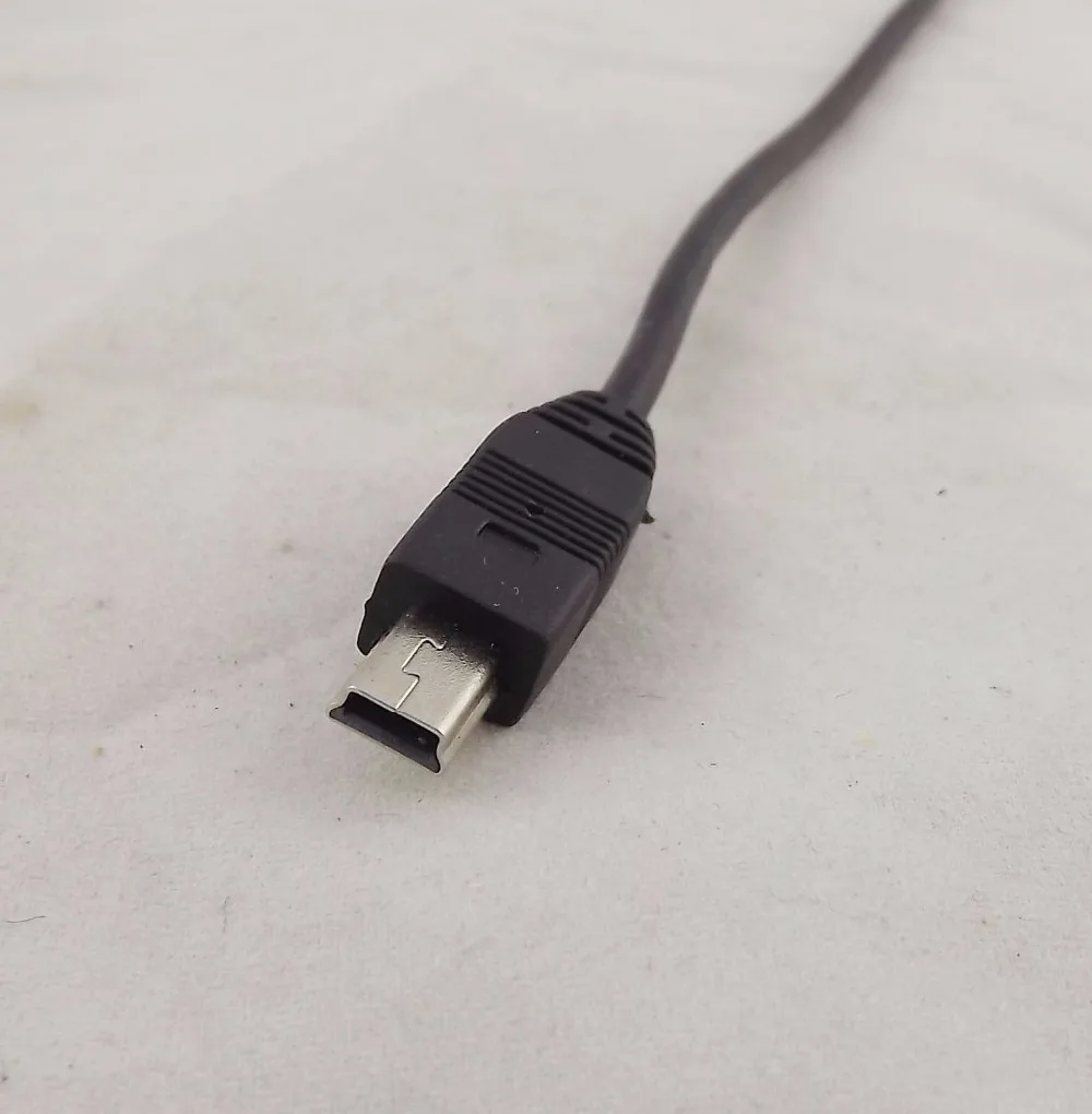 1 sztuk Mini USB B 5 Pin wtyk męski na żeński przedłużacz adapter danych kabel przewodzący przewód 25 cm