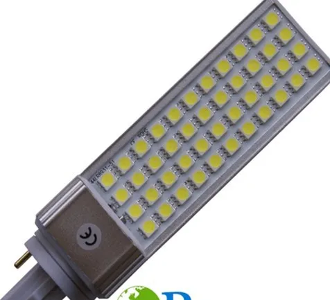 PLC led downlight G24 led bulb 13W smd 5050 52leds white /warm white 100-240V energy saving indoor lamp RoHS CE