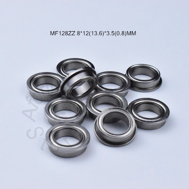 

MF128ZZ 8*12(13.6)*3.5(0.8)MM 10pieces bearing F678ZZ LF1280ZZ ABEC-5 Flange bearings chrome steel bearing MF128ZZ F678ZZ