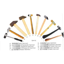 1PCS Hammer Jewelry Making Tool Professional Forming Tools for Jewelry Steel Hammer Power Reduced Multi-purpose