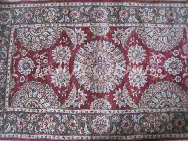 Free shipping Christmas Gift of 3'X5' 160 Line Persian carpet, Hand knotted persian rug, wool and silk, mixed dyed yarns