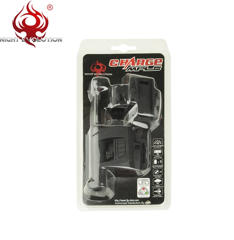 Element Airsoft Tactical Helmet Light Flashlight Green Red IR Laser Lamp Mpls 4 Mode FAST Military Accesories NE05006
