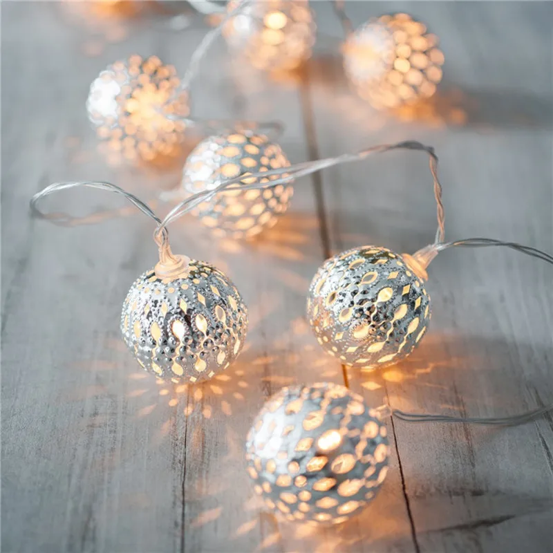 4m Christmas String Light New Year Garland Led Window Ball LED String Lights Curtains Home Decorations Holiday Fairy Lights Lamp