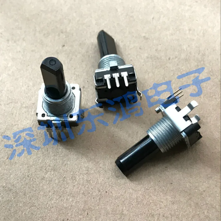 3pcs  EC12 encoder EVEKC2F2524B smooth, non positioning, 24 pulse shaft length 20MM