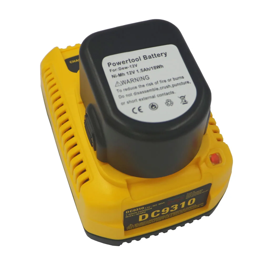 For DEWALT NiCad & NiMh Battery Charger DC9310 7.2V-18V Battery DC9096 DW9096 DE9095 DE9096 DE9098 DC9091 DE9038 DW9094 DE9092