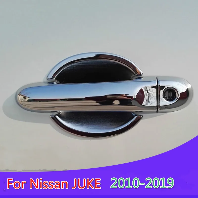 

For Nissan JUKE 2010-2019 Luxurious Chrome Door Handle Covers Infiniti Esq 2011 2012 2013 2014 Accessories Stickers Car Styling