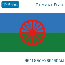 Rom Gypsy Flag Of The Romani People 3X5FT 90x150cm 60x90cm