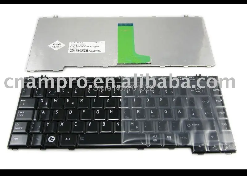 

New Notebook Laptop Keyboard for Toshiba Satellite A200 A205 A215 A300 A305 A305 Glossy Black German GR Deutsch DE NSK-TAJ0G