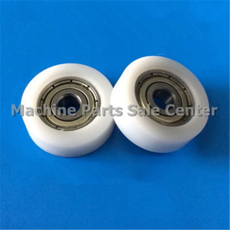 SWMAKER 6*25*8mm F type plastic nylon package pulley with bearing 626 Polyurethane for   flat Flat roller wheel