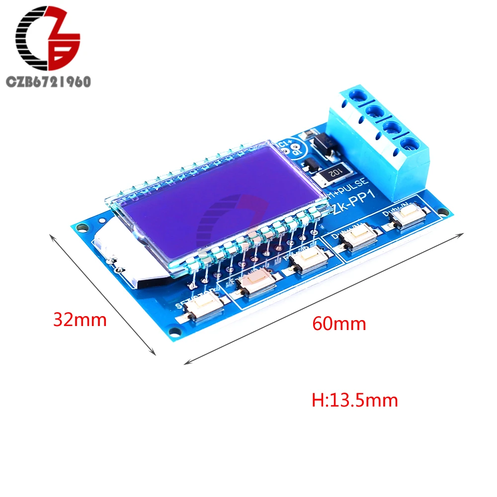 Modulo Generatore di Segnale di Impulso di PWM DC 3.3V-30V 1Hz-150KHz 1CH Regolabile di Dovere di Frequenza cycle Dell\'onda Quadra di Protezione di