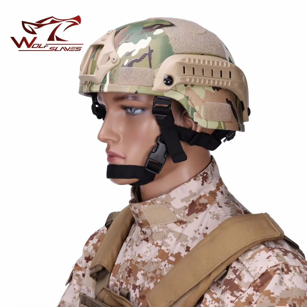 

Tactical MICH 2000 Helmet Action Version Military Cap Force Safety Helmets For Hunting Camping Outdoor Hats Accessories