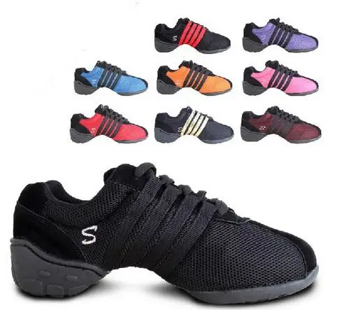 Dance Shoes Women Jazz Hip Hop Shoes Salsa Sneakers For Woman Ladies Platform Dancing Shoes