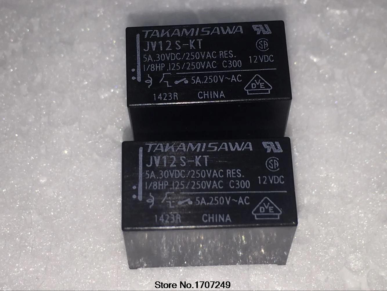 

Free Shipping 100% new original power relay 10pcs/lot JV12S-KT 12V/5A/4PIN