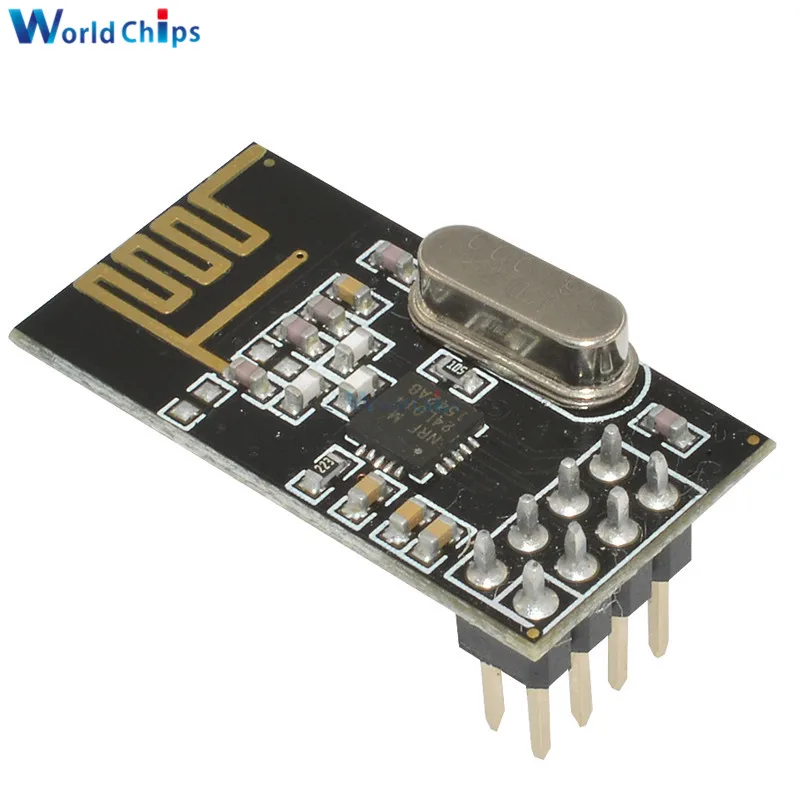 NRF24L01 SMD Wireless Wifi Transceiver Adapter Module With 2.4GHz Antenna NRF24L01 Upgrade Version Socket Adapter Plate Board