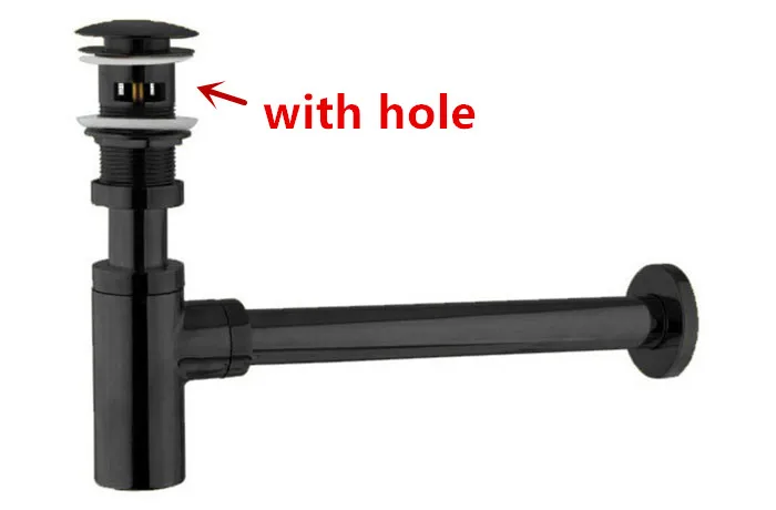 Imagem -04 - Latão Pia do Banheiro Bacia Tap Kit Dreno Resíduos Armadilha do Frasco Armadilha Desodorização Dreno Pop Ouro Preto Bronze Dr444