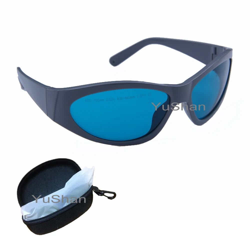 600-700nm Multi Golflengte Rode Laser Veiligheidsbril Bril, Rode Laser Bescherming Bril