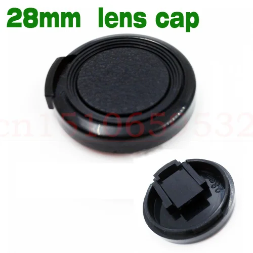 10pcs 28mm Snap-On Lens Front Camera Lens Cap Cover without rope for 28mm lens filter DSLR Lens Protector