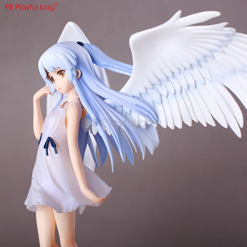 Animação anjo bater personagem tachibana kanade pvc figura de ação animação fãs coleção modelo brinquedo ha49