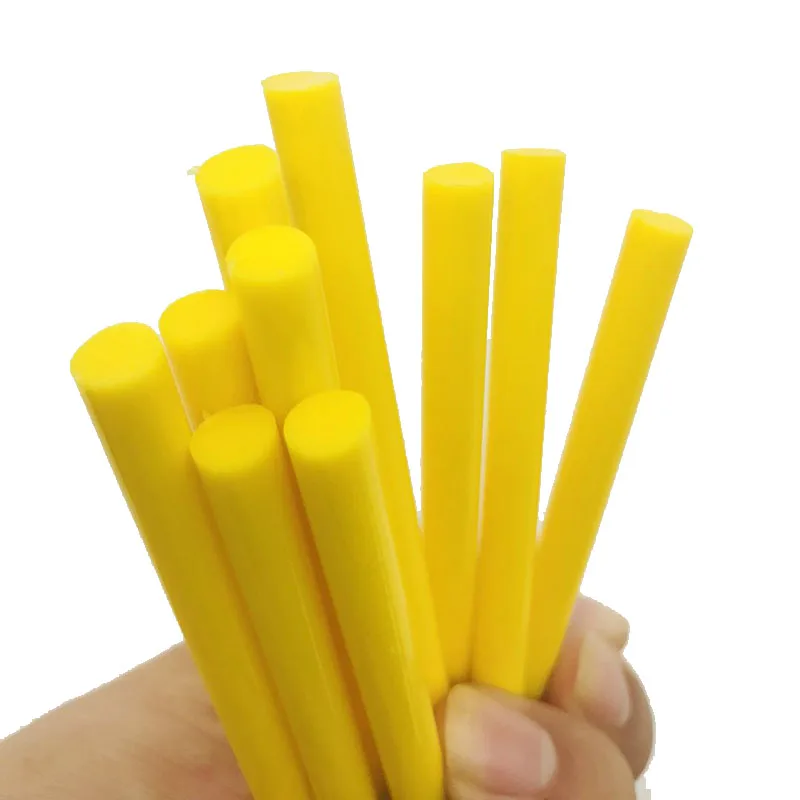 10 Pcs Yellow Color 7MM Hot Melt Glue Sticks For Electric Glue Gun Car Audio Craft Repair Sticks Adhesive Sealing Wax Stick